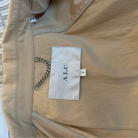 A.L.C. Beige Trench Coat - Picture 5 of 8